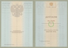 Диплом магистра с 2004 по 2009 годы