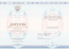 Диплом техникума с 2014 по 2024 годы